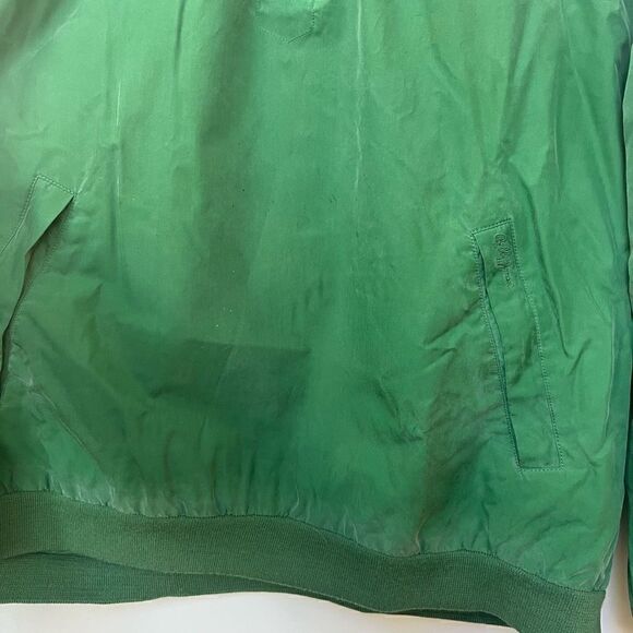 Vintage 80s Masters Golf Augusta 100% Silk Water Resistant Windbreaker RARE! L - Picture 7 of 13